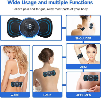 Portable Rechargeable Full Body Massager for Pain Relief