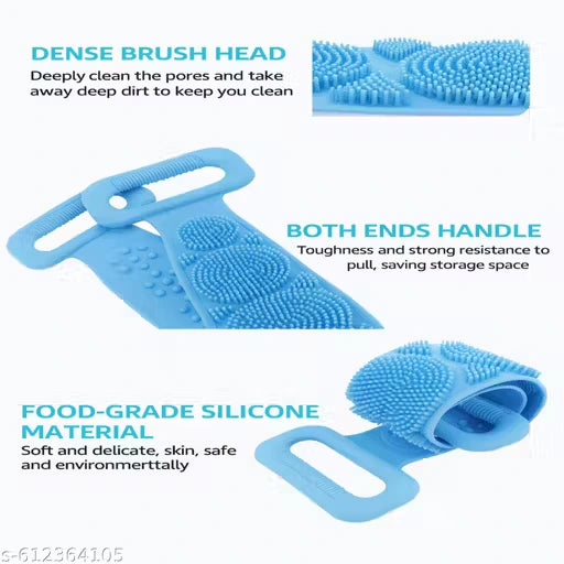 Silicon back scrubber belt for bath ( Limited Stock)