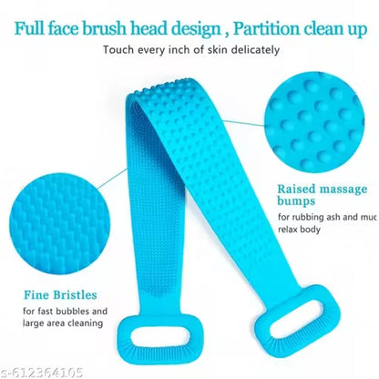 Silicon back scrubber belt for bath ( Limited Stock)